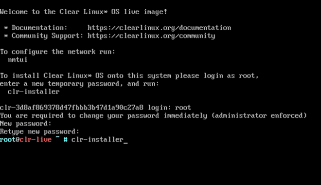 clr-installer command